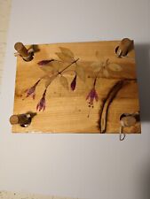 OOAK, rustic & charming small wooden flower press. picture