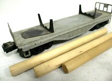 Lionel 6111 Flat Lumber Log Car with Load in Gray Postwar Model Railway B15-34 picture