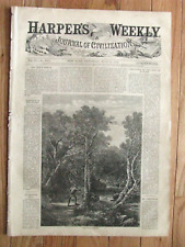 FORT WALLACE KANSAS 7TH US CAVALRY ROMAN NOSE CHEYENNE HARPERS ILLUS NEWS 1867 picture
