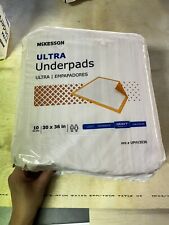100 McKesson Ultra Heavy Absorbency Adult Bed Pad Disposable Underpads 30x36