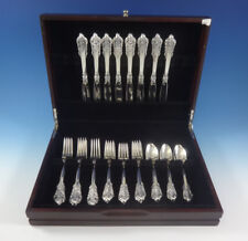Grande Baroque by Wallace Sterling Silver Flatware Set For 8 Service 32 Pieces picture