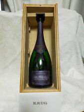 KRUG Clos D'Ambonnay 2002 Empty Glass Bottle Champagne Wood Box Booklet Japan　く picture