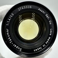 Super Takumar 50mm 1.4, Asahi Opt. Co. Exceptional Condition USA seller picture