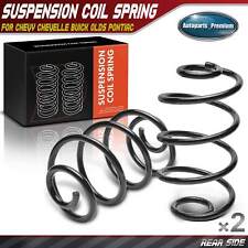 2x Rear Coil Springs for Chevrolet Chevelle 1967-1972 Buick Olds Cutlass Pontiac picture