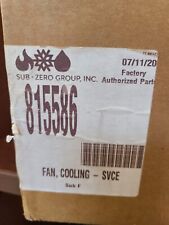 WOLF PART# 815586 COOLING FAN WALL OVEN SINGLE DOUBLE SO30 SO36 DO30 SUBZERO NEW picture