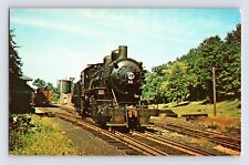Postcard Morristown Erie Railroad Train Whippany NJ 1970s Unposted Chrome picture