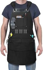 Heavy Duty Waxed Canvas Apron, 16oz Thick Canvas Multi-Functional Work Apron  picture