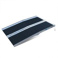 3/4/5/6FT Used Home Wheelchair Ramp Non-Skid Folding Aluminum Ramps picture