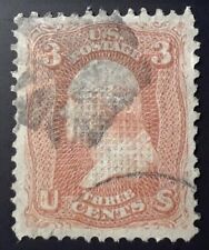 US Scott 94 With Grill - XF/SUPERB Big Stamp With Nice Light Fancy Cancels picture
