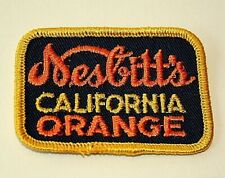 Vintage Nesbitt's California Orange Soda Advertising Cloth Patch New NOS 1960s  picture