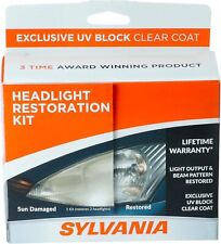 SYLVANIA Headlight Restoration Kit Restore Sun Damaged Headlights UV Block Coat picture