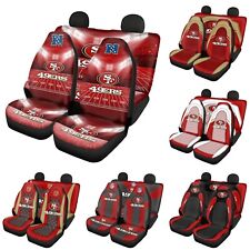 San Francisco 49ers Car 5 Seater Covers Auto Truck Front Rear Cushion Protectors picture