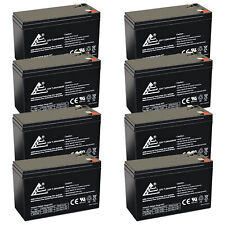 8 Pack: 12V 7.2Ah SLA Battery Replacement for Universal Alarm Control System  picture