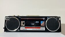 Retro Vintage National RX-FM15 Cassette Player AM FM Radio Black EUC Working picture