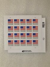 PANE of 20 USPS U.S. Freedom Flag 2023 Self-Adhesive Forever Stamp SHEET BOOKLET picture