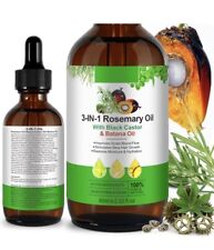 3in1 Hair Growth oil ( Rosemary , Castor oil And Batana Oil) Organic Growth oil picture