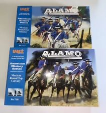Imex Alamo Mexican Round Top Cavalry & Infantry Soldier Sets 1/32 #717 And #718 picture