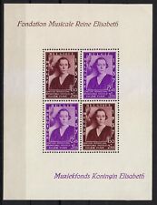 Belgium 1937 MNH Block 6 Sc B199 Queen Mother Elizabeth Music Foundation ** Luxe picture