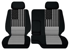 Fits Toyota T100  Seat Covers 1993 to 1998 American Flag Design 60/40 Bench picture