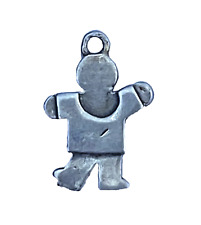 Vintage Sterling silver  Little Boy Charm picture