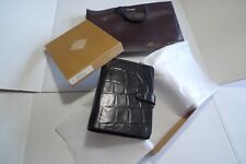 MULBERRY -  A6 AGENDA  PLANNER - MADE @ UK - BLACK CONGO LEATHER - RARELY USED picture