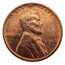1942-P Uncirculated Lincoln Wheat Cent Penny MS Mint State Copper picture