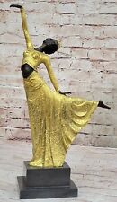 Elite Art Deco Hot Cast Bronze Dancer Sculpture - Museum Quality Masterpiece Art picture