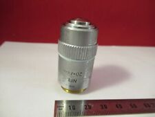 LEITZ OBJECTIVE 20X INFINITY NPL OPTICS MICROSCOPE PART AS PICTURED #10-B-23 picture