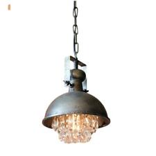 Shabby Chic Distressed Metal Glam Pendant Light Hanging Gems Design picture