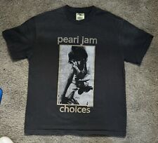 Vintage 90s Pearl Jam Choices Shirt L  9 out of 10 kids Grunge Band Tee USA picture