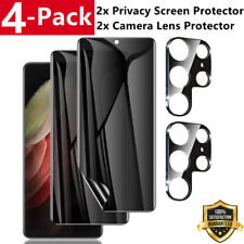 Privacy Hydrogel Screen Protector Camera Protector for Samsung S24 Ultra Plus 23 picture