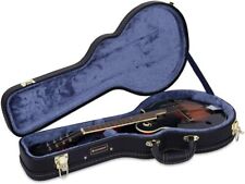 Crossrock F-body Mandolin Deluxe Wooden Hard Case with Leather Look picture