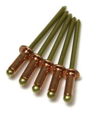 Copper Pop Rivets 1/8 Diameter #4 Copper Blind Rivets with Brass Mandrel picture