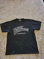 Vintage Planet Hollywood Disney World T Shirt Shirt Single Stitch 90s Distressed picture