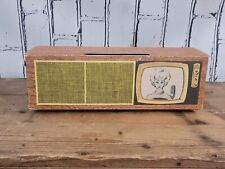 VINTAGE 1962 BARBIE DREAM HOUSE   TV With Stereo Record Player 11”x3” picture