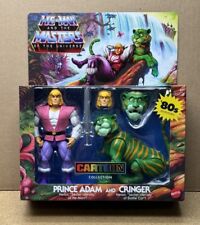 He-Man Masters of the Universe Cartoon Collection Prince Adam & Cringer IN HAND picture
