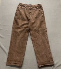 Vintage Marithe Francois Girbaud Jeans Mens 36x32 Brown Denim Baggy Y2K Skate picture