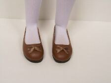 Brown Flats Doll Shoes For 14