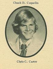 CHRIS CARTER 1974 Bellflower High School Yearbook  CA picture