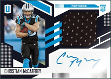 2017 Panini Unparalleled Rookie Patch Auto - CHRISTIAN McCAFFREY RC Digital Card picture