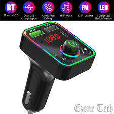 Bluetooth Car Wireless FM Transmitter Adapter Radio MP3 2 USB Charger Handsfree picture