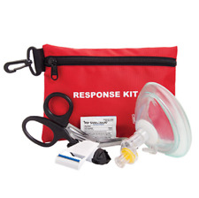 AED Rescue Ready Kit - Includes Gloves, Shears, Razor, Hand Wipe, CPR Mask picture