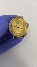 The Franklin Mint Vintage Gold Eagle Watch Swiss Made, 1986 (No band included) picture