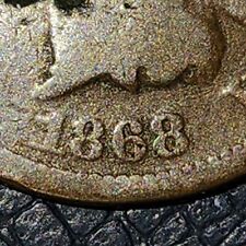 1868 Indian Head Penny/Cent (Fair - damage) : Comb. Shipping picture