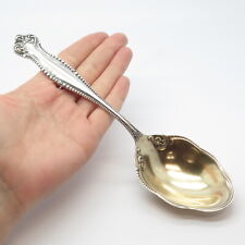 830S Silver 2-Tone Antique 1893 Towle Silver Canterbury Serving Spoon picture
