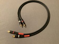 rca interconnects made with canare l-4e6s cable and neutrik rean connectors picture