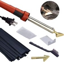 Plastic Welding Kit 80 Watts with Welder, Rods, Reinforcing Mesh. picture