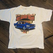 vintage FOL classic car t shirt mens large white muscle car racing 2000 ford picture