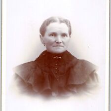 c1880s Portland, OR Old Woman Odd Dress Cabinet Card Photo Mesarvey Oregon B10 picture