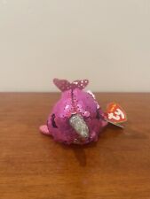 Ty Teeny Tys Cute Sparkly Flip Sequin Glitter Narwhal Small Plush Toy Pink 5.5